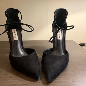 Steve Madden Pamperd Ankle Strap Pumps, (8.5)